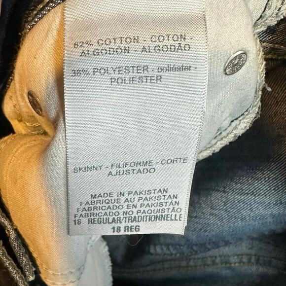 BOYS Levi Strauss & Co. Signature Skinny Jeans 18 Reg dark wash - Picture 6 of 6